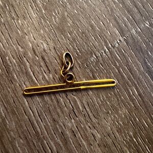 10K T-Bar Dangle Charm Holder and Extender